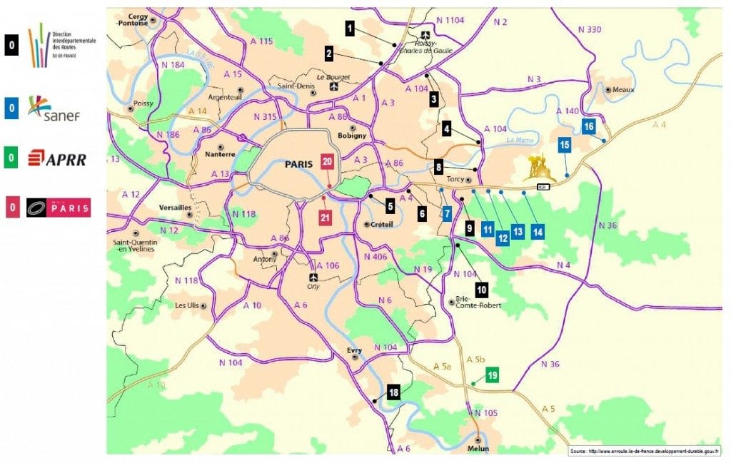 Map Road Signs DLP