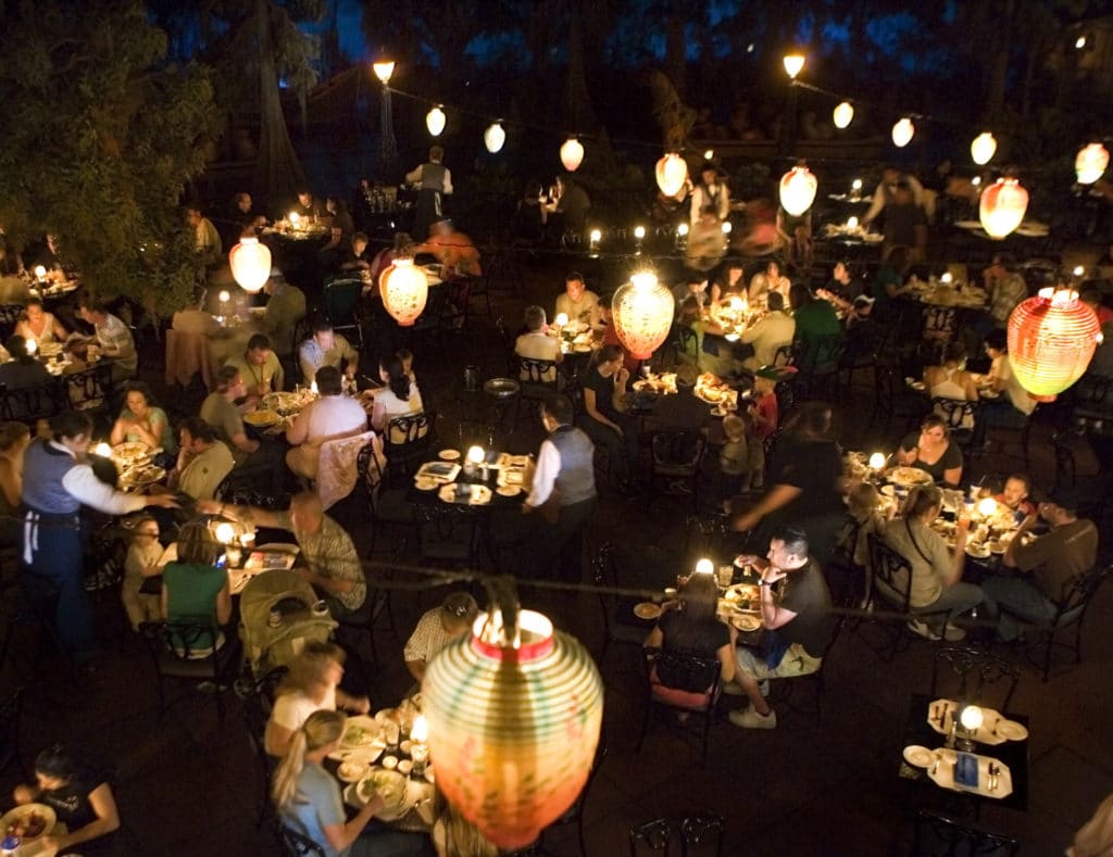 Blue Bayou Restaurant from balcony