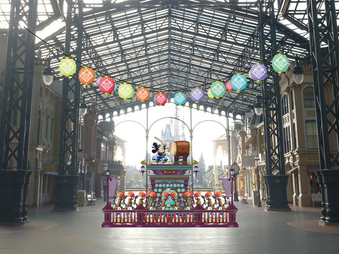 Disney Natsu Matsuri decorations