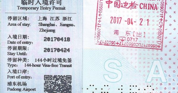 Passport Visa China