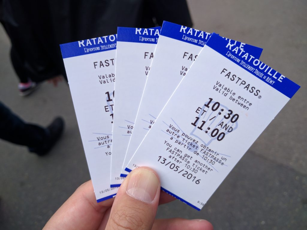 Walt Disney Studios Fastpasses - Ratatouille