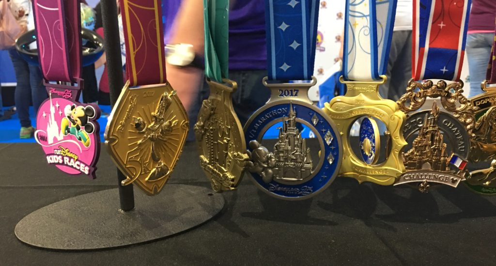 Disneyland Paris - runDisney 2017 - medals