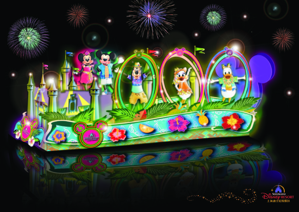 Shanghai Disney Resort New Float Shanghai Tourism Festival