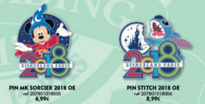 Disneyland Paris - Pin November 2017 - 2018 Pins (2)