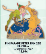 Disneyland Paris - Pin November 2017 - Peter Pan