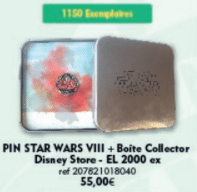 Disneyland Paris - Pin November 2017 - Pin Star Wars VIII Boite Collector