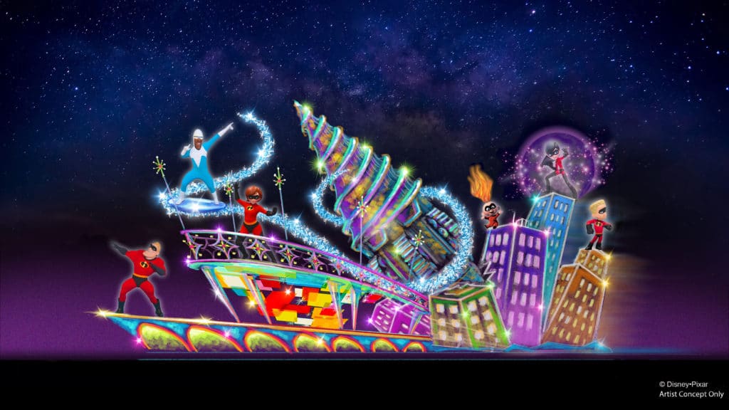 Disneyland Resort - Pixar-Fest Incredibles Float
