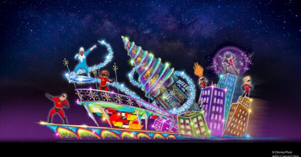 Disneyland Resort - Pixar-Fest Incredibles Float