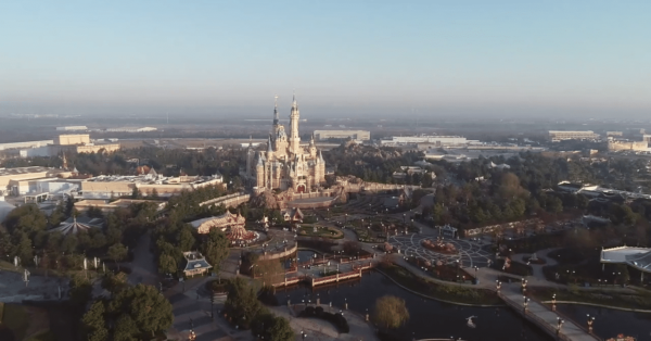 Shanghai Disneyland Drone Aerial Footage