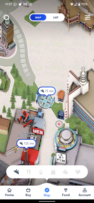 Disneyland Parijs - Avengers Campus - Wachttijd Land